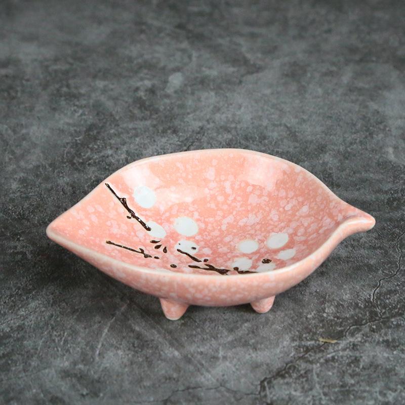 Ceramic Taste Dish Small Plate Mini Soy Sauce Tray Saucer Seasoning Bowl Jam Nut Porcelain Tableware Household Kitchen Supplies