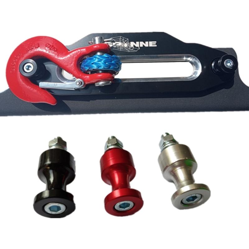 Trailer Towing Hook Rear Winch Rope Hook Stand Steel Winch Hook 10" Mount