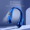 3-Color Optional Ice-Cooling Neck Fan Digital Display USB Rechargeable Bladeless Hanging Neck Fan for Summer Outdoor Use