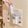 Durable Wall-Mounted Mesh Bag Dispenser With Cute Cartoon Design - Foldable Breathable Polyester Garbage Bag Holder