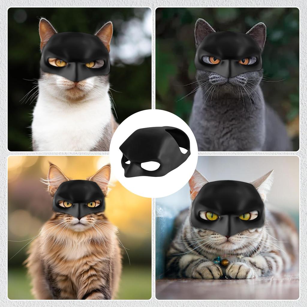 Cat Mask Cosplay, Cat Cosplay Hat, Cat Mask for Halloween Cosplay, Funny Cat Costumes Accessories