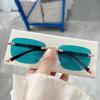 Alloy Frameless Women&Men Sun Reading Glasses Blocking Blue Light Sunglasses Spectacles Reading Glasses 0+1.0+1.5+2.0+2.5