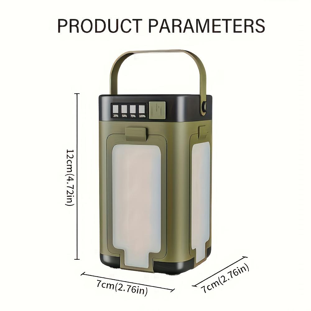 Wiederaufladbare Solar-Grilllampe Camping-Handlampe Tragbare Hängezeltlampe Faltbares Kleeblatt Camping Grillen Angeln