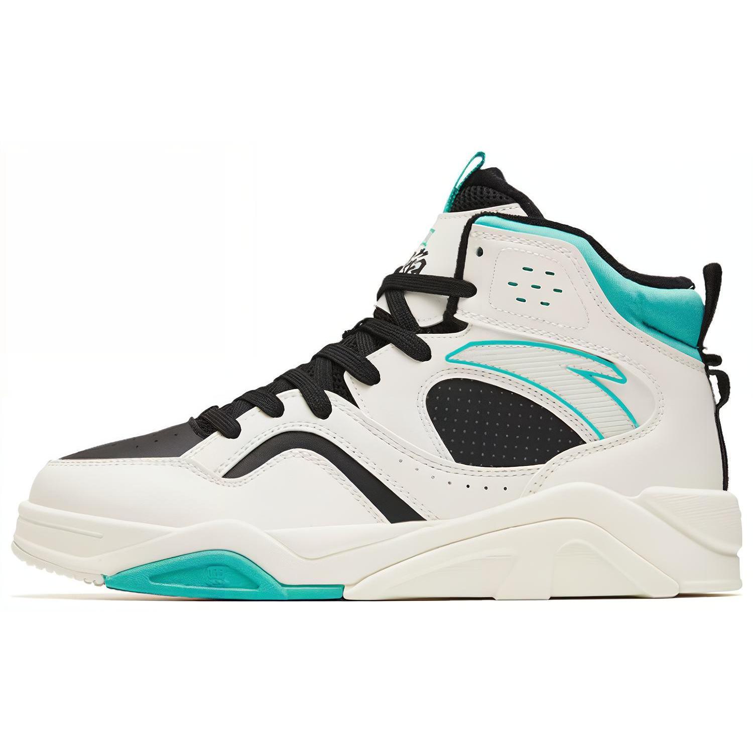 

Anta Lieyan3.0 Slip Resistant Cushioning Abrasion Resistant High top Skateboard Shoes Men s Black Blue 112248088-2 40