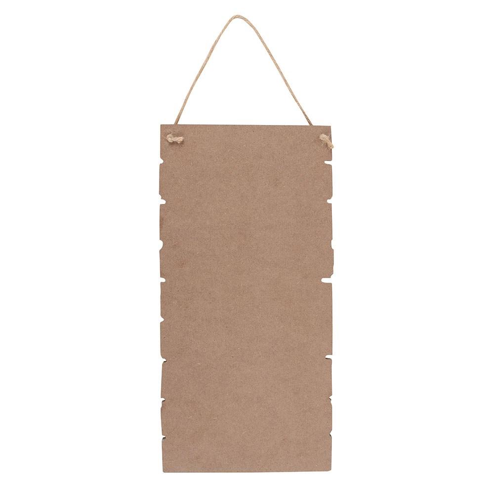 Something Different Winter Wonderland Checklist Hanging Sign