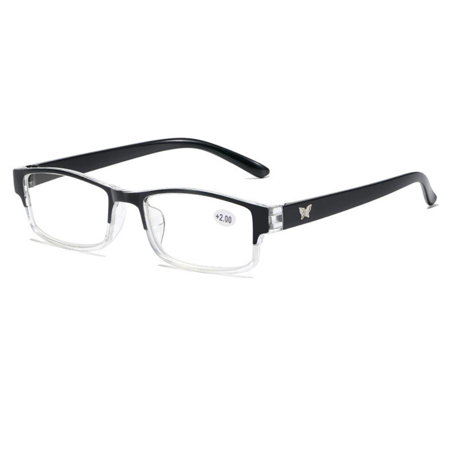 

Модные очки для чтения Очки для чтения высокой четкости Неполяризованный модный аксессуар +3.5 чёрный