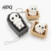 Kleiner festlicher Schlüsselanhänger 3D-gedruckt Halloween Fidget Schlüsselanhänger Niedliches Mumien Geister Katzen Spielzeug Kreative Dekoration Mini Rucksack Anhänger Schmuck Neuheit