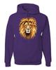 Golden East African Lion Graphic Hoodie Sweatshirt