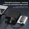 Hard Drive Case Dock with 2x USB3.0 5Gbps Fast Transfer For 3.5" & 2.5" Drives USB 3.0 DC12V Connection