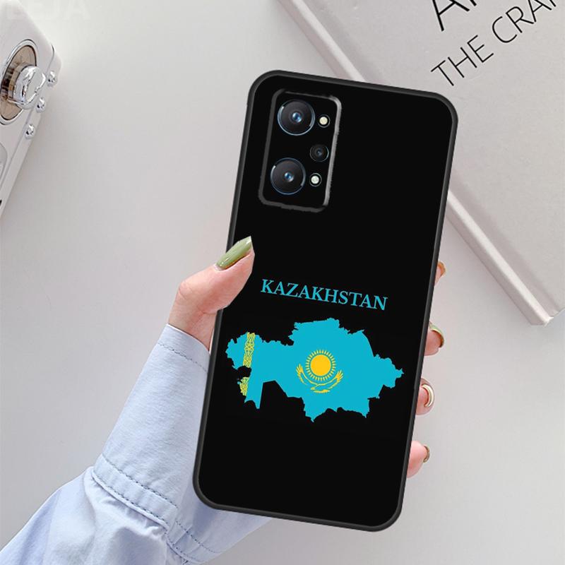 

Арт Флаг Казахстана Для Realme 11 10 12 13 14 Pro Plus GT 5 6 6T GT7 Pro C67 C61 C53 C51 C21Y C25S C55 C75 Чехол Realme C25 C25s
