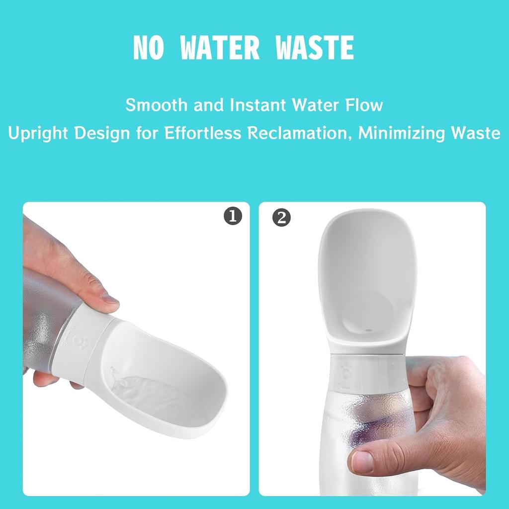 500ml Big Dog Water Bottle Portable Drinking Bowl for Small Medium Dogs Cat Travel Hiking Puppy Pet Water Dispenser Cup