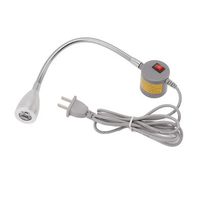 Nähmaschinenlampe Flexibler Schwanenhals Robuster Aluminium 55in Stromkabel LED Arbeitsleuchte für