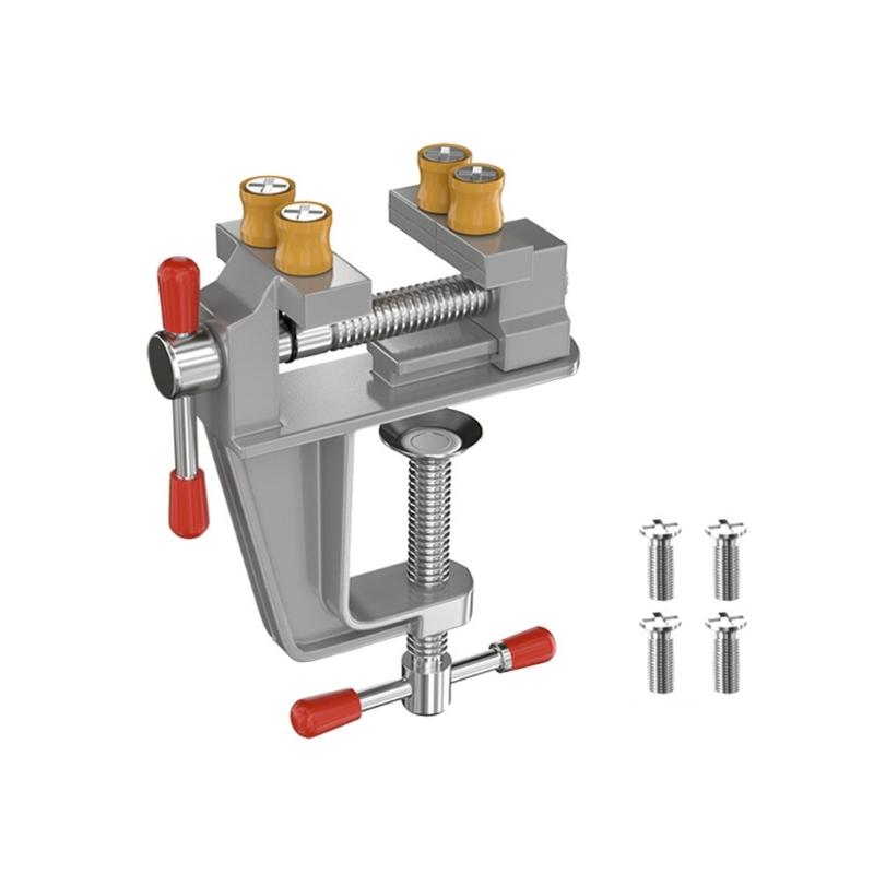 

Aluminum Jaw Workbench Clamp Drill Press Clip Power Tool Accessories for Clamping Table Water Pumping Repair