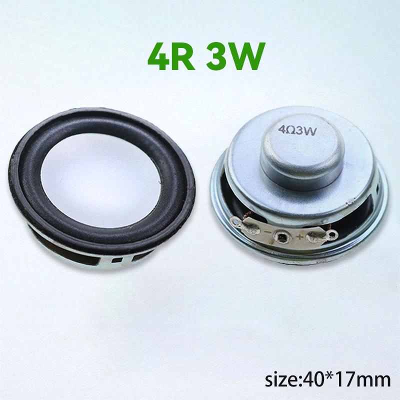 2PCS Speaker Horn 4R 3W 5W Diameter 36mm 40mm 45mm 50mm 52mm 57mm 78mm Amplifier Rubber Gasket Loudspeaker Trumpet 4 Ohm