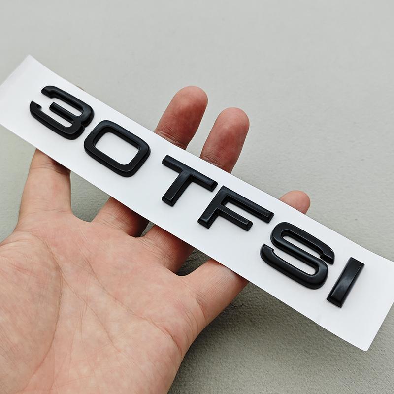 2026 3D ABS Car Letter Logo 35TFSI 40TFSI 45TFSI Rear Trunk Tail Badge Emblem Decal For Audi A4 A5 A6 A8 Q3 Q5 Q7 Sticker Accessories
