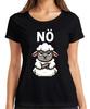 Lower Austria Sheep Grumpy Sarcastic Grim Cartoon Farm Gift Women's T-Shirt