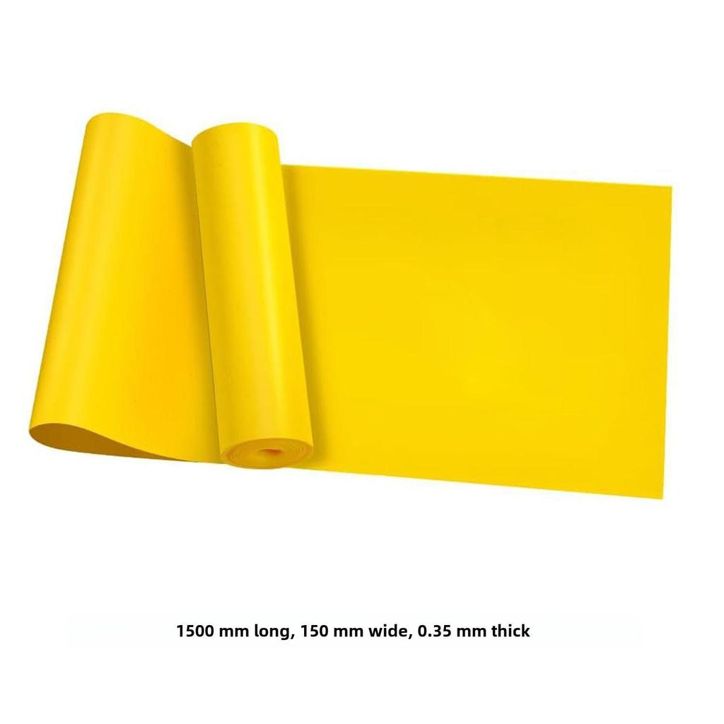 High Elastic Rubber Resistance Bands for Yoga, Fitness, and Dance Training - Available In Yellow, Pink, and Blue