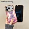 Phone Case: 2D Flat Lambskin Suitable for iPhone 18, 17, 16, 15, 14, 13 Pro Protective Case, Blue Teddy Bear, Christmas and Halloween Gift