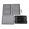 Desk Organizer 3 Tier Mesh File Holder with Handle Paper Tray for Office Home A4 Documents Folders Magazines Books Black