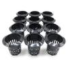 Happy Spring Hydroponic Pots (6# Black_12 pcs)