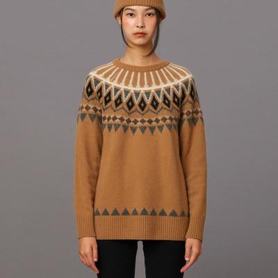 CCclub Fair Isle Pletená Čepice BE_C244PHF711