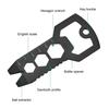 Multitool Klucz Wielofunkcyjny Nierdzewny Jednoczęściowa Konstrukcja EDC Narzędzie Outdoorowe Kempingowe z Wyciągaczem do Gwoździ Kluczem do Wspinaczki Górskiej
