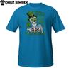 Zero Lucks Given Skeleton T-Shirt | Funny St. Patrick’s Day Irish Graphic Tee
