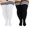 Plus Size Girls Comfortable Over The Knee Boot Long Socks Thigh High Stockings for Oversize Women Leg Warmers Large 3XXXL