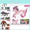 Realistic Western Mythology Magma Golem Shadow Wolf Griffin Seahorse Model Toy Collection