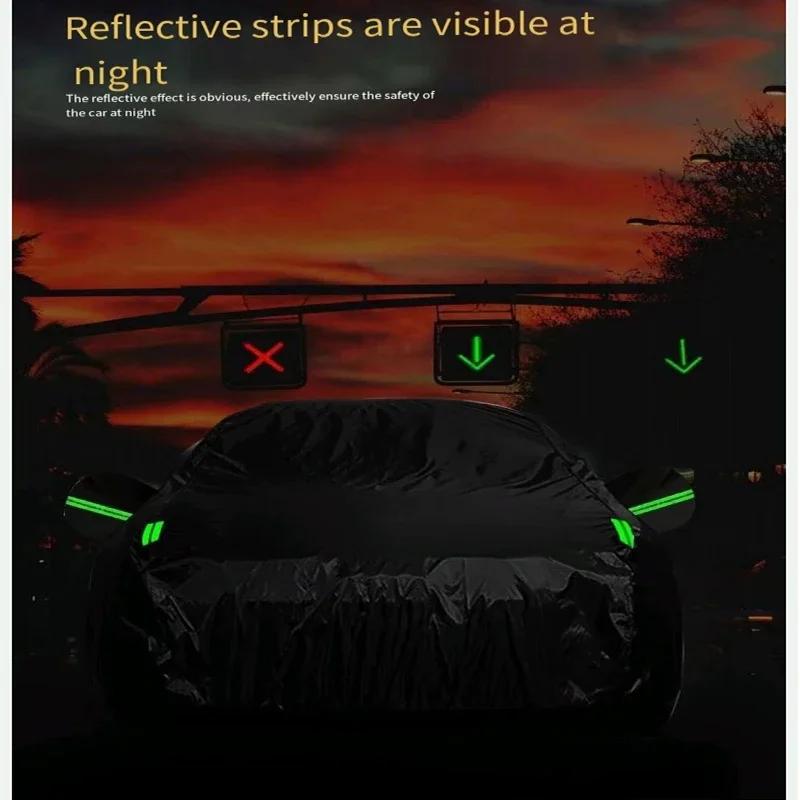 For Mitsubishi Eclipse Cross Anti-UV Sun Shade Rain Snow Resistant Dustproof Car umbrella Full Car Cover Outdoor Protection
