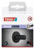 Tesa Moon Bathroom Toothbrush Holder and Glass Cup Black