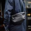 Men's Portable Bag Outings Leather Commuting Chest Vegetable Tanned Cowhide Crossbody Style