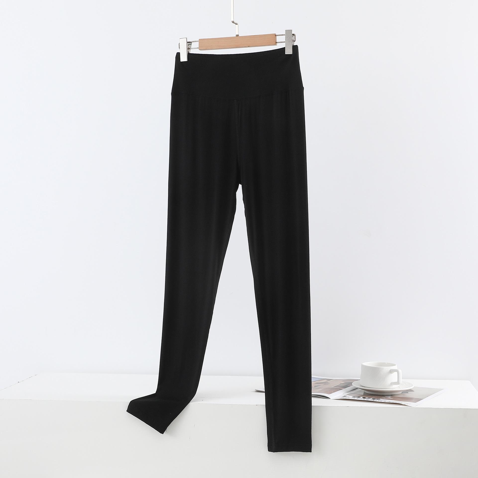 

Women s Plus Size Stretchy High Waist Modal Lounge Pants for Spring and Autumn M
