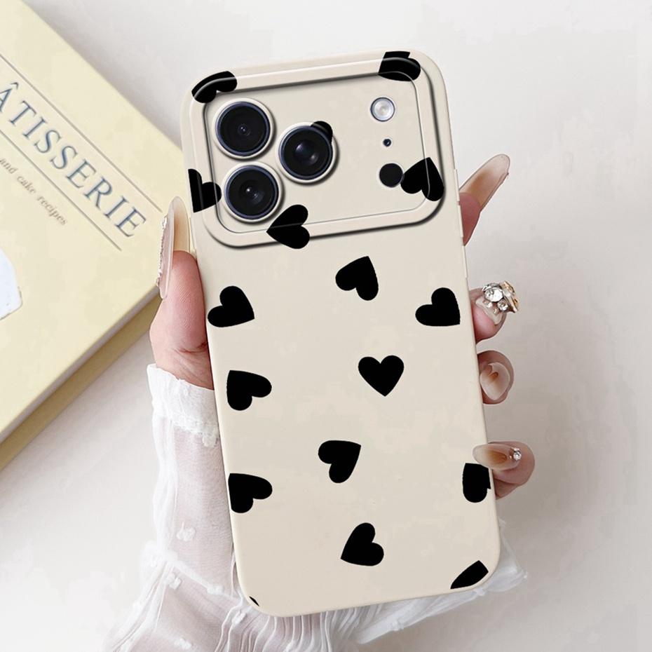 Cute Cartoon Phone Case For iPhone 17 Pro Max 17 Air Soft Silicone Shockproof Cases For iPhone17 17Pro 17Air Covers Bumpers