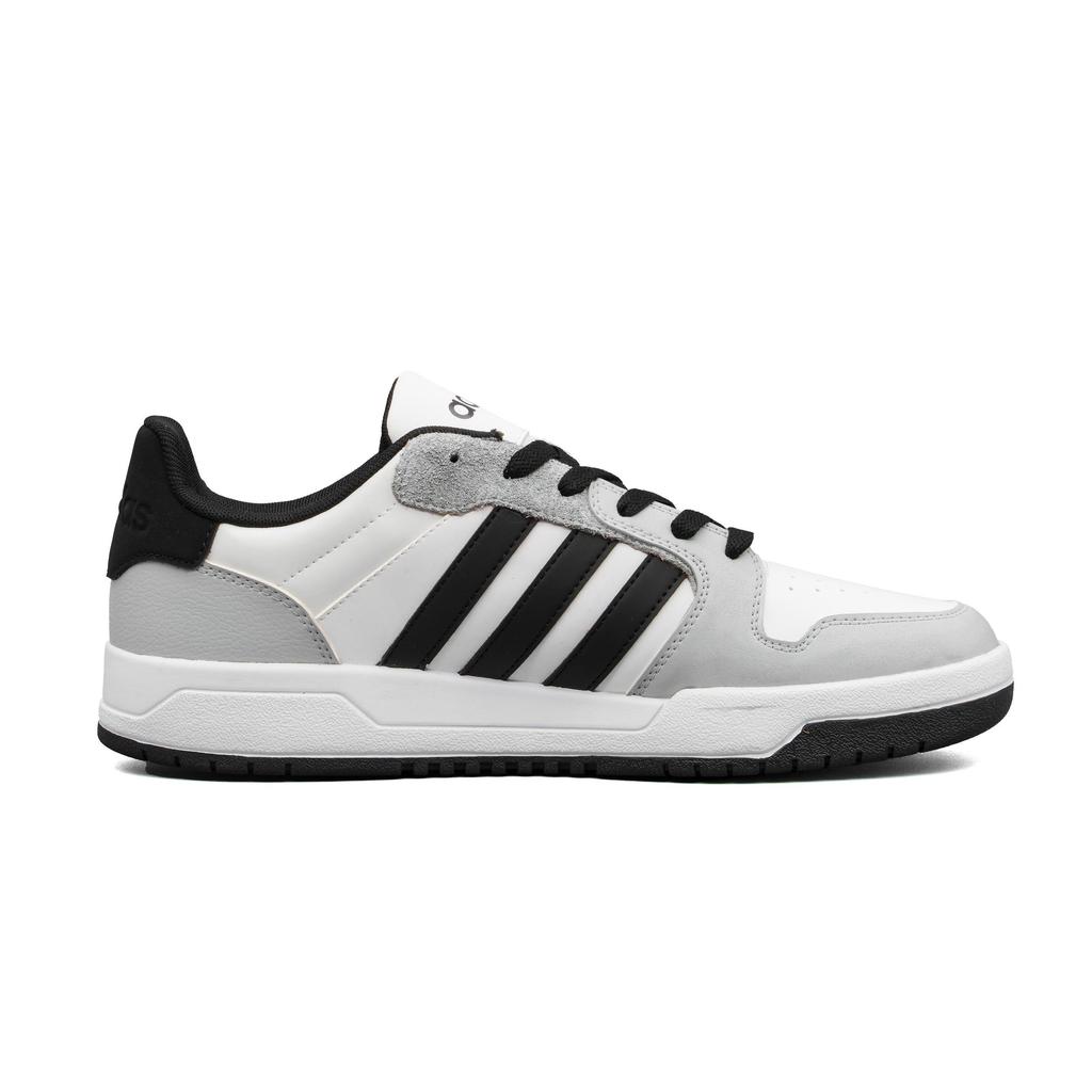 Adidas Neo Leather Low top Skateboard Shoes Unisex Black White Gray JQ3923(Team-1451)-Random packaging bags