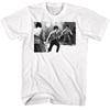 Bruce Lee Staff Fight White Icon Shirt