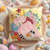 C-Candy Candy Anime Cushion Cover Plush Fabric Soft Double-Sided Printed Sofa Warm Winter Home Gift Pillow Cover