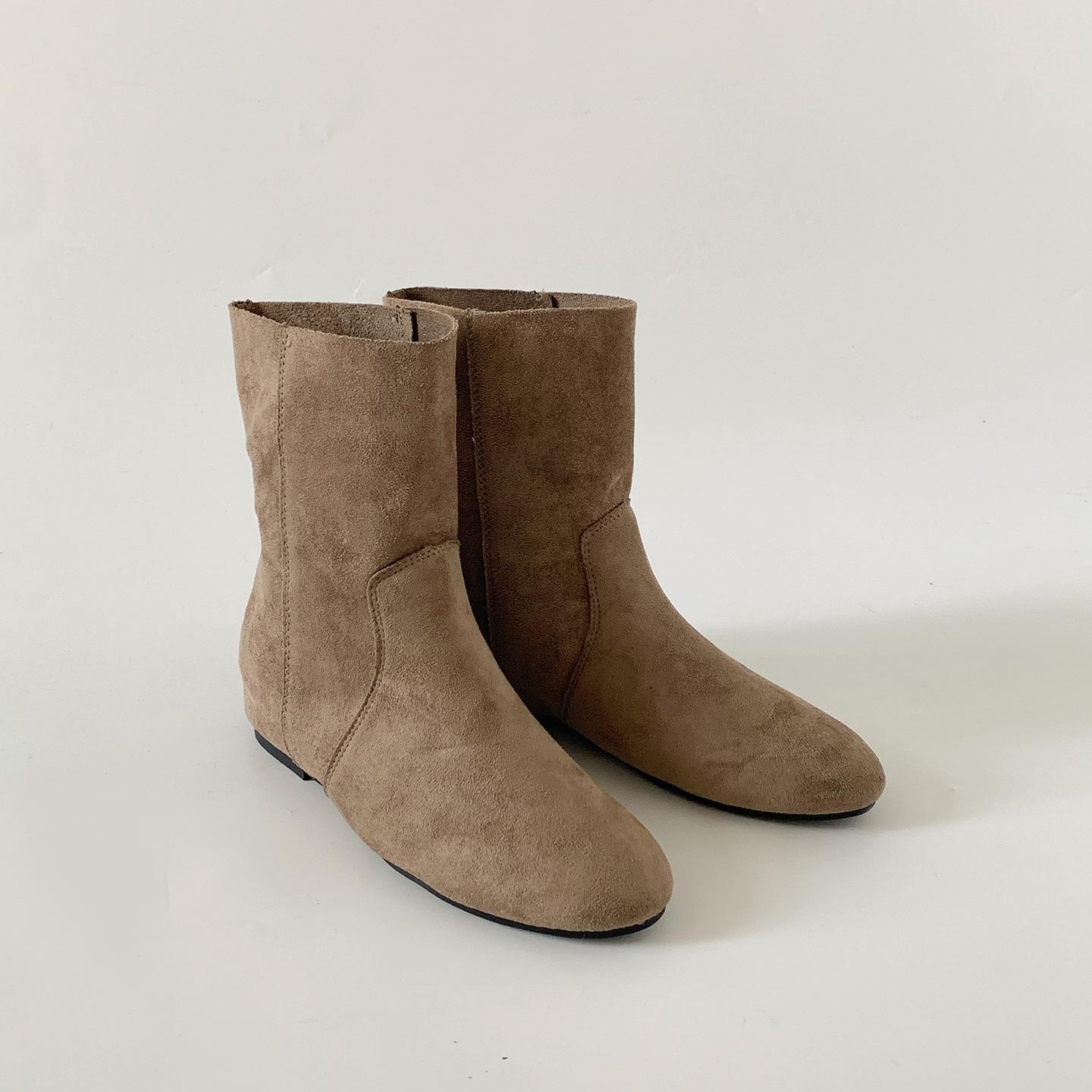 

Queen Fan Retro Brown Platform Martin Boots Women s 2025 New Autumn Versatile Premium Skinny Short Boots 40 хаки