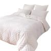 WOSTAR Summer white pinch pleat duvet cover 220x240cm luxury double bed quilt cover bedding set queen king size comforter cover