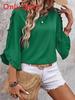 Damenbluse im Urban Style mit Spitzendetails für Frühling Sommer Freizeitkleidung