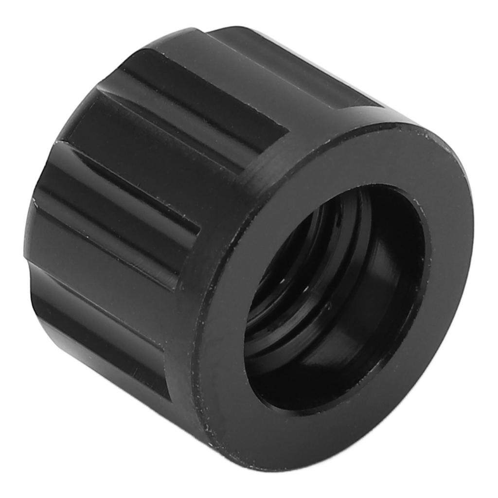 Mountain Bike Thru Axle Nut M12 X 1.5mm Aluminum Alloy Bike Hubs Tube Shaft Nut Bicycle Accessories