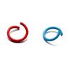 1.2 * 10Mm Open Ring, Colored Painted Iron Ring, Candy Color Connecting Ring, Handmade Diy Keychain Jewelry Ring.