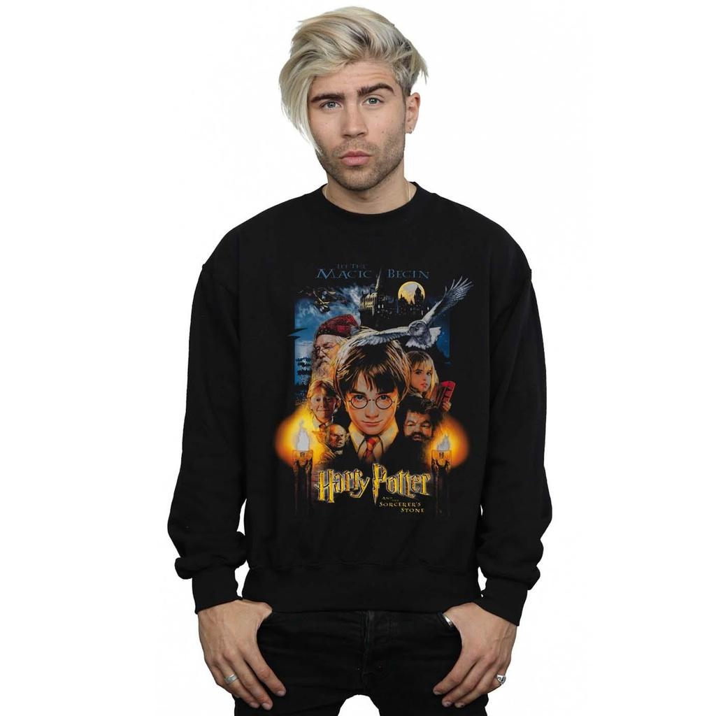 HARRY POTTER Mens The Sorcerer´s Stone Poster Sweatshirt