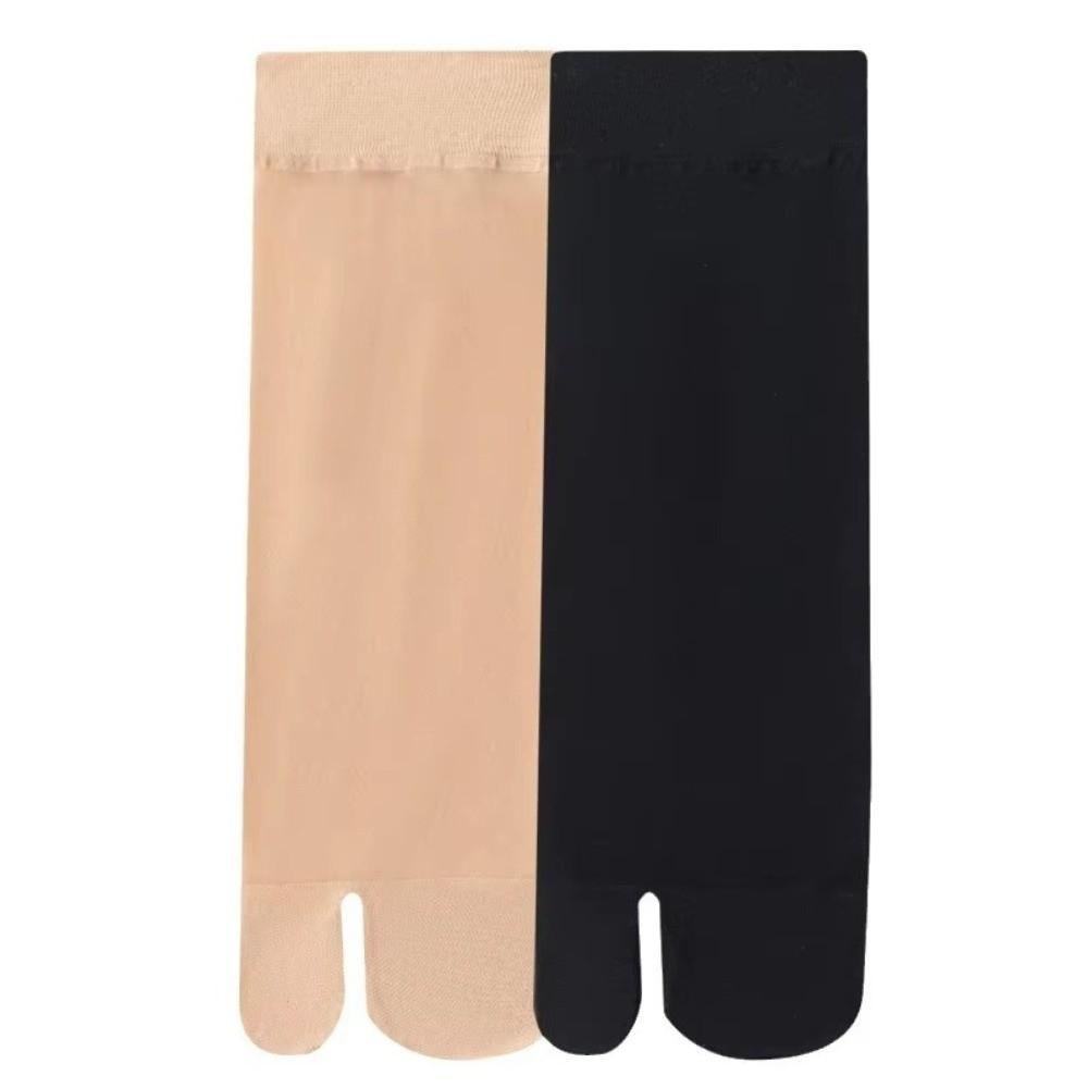 Breathable Mid Tube Socks Ultra Thin Compression Socks Fashion Tabi Silk Socks Summer