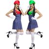 Adult Womens Trendy Mario Dress For Halloween Parties With Unique Fantasy Design