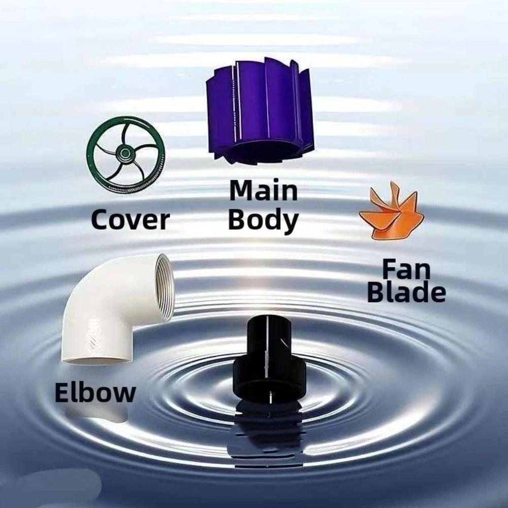 Rotary Type Tank Outlet Water Flow Diffuser Fan Plastic Wave Making Nozzle Fish Tank Filtration