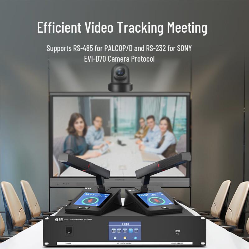 HuiDu HD-7300 Wired Video Tracking Conference System (CN version)