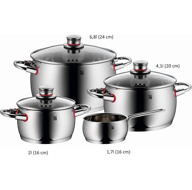 WMF Quality One Pot Set, 4 Pieces (07.7414.6380)