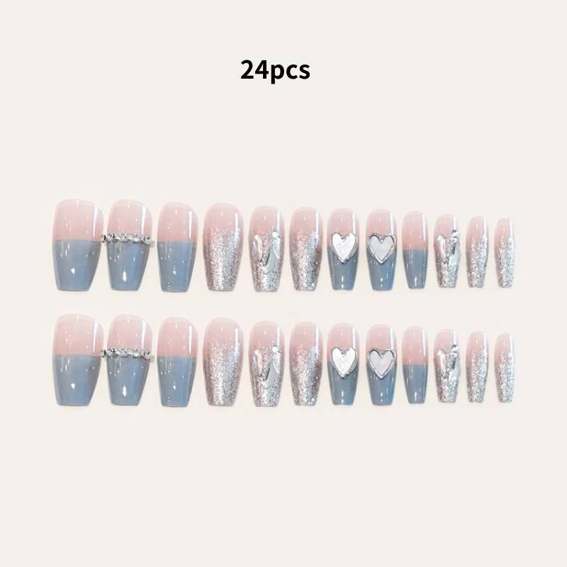 Fashion Handworn Nail Heartshaped Exquisite Classic Pure Wind Nail Style Patch