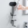 Wall Mounted Hair Curling Iron Holder Convenient Self Adhesive Hair Tool Organizers Storage Rack for Modern Bathrooms